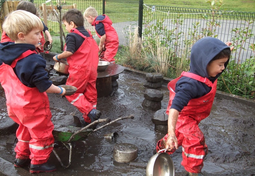 Greystones Primary School Mud Play